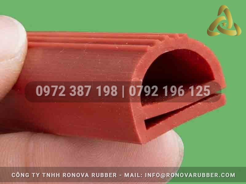 Ron silicon chữ E cho tủ sấy chịu nhiệt cao tại Biên Hòa từ Cao Su Ronova